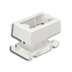 Panduit® JBX3510IW-A Single Gang Two-Piece Snap Together Outlet Box