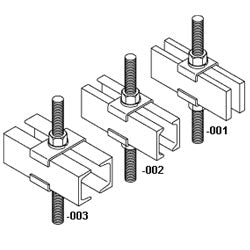 Chatsworth Products 10609 5/8" Bolt Size Framing Clip Kit, Cable Runway
