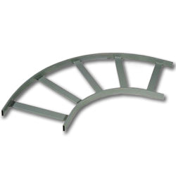 Hubbell HLF0690B NEXTFRAME Ladder Rack Flat 90 Degree Turn