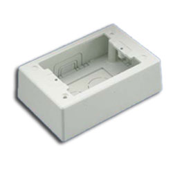 Panduit® JBP1IW Single Gang Two-Piece Screw Together Outlet Box
