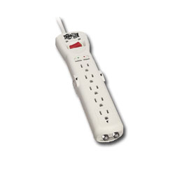 Tripp Lite SUPER7COAX 7 Outlet Spike and Noise Suppressor with Coax jacks