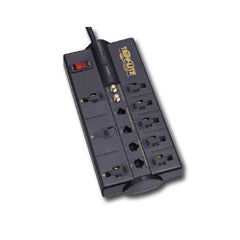 Tripp Lite TLP810NET 8 AC Outlet/Ethernet (RJ45)/Coax/ Fax-Modem - Surge, Spike, and Line Noise Suppressor