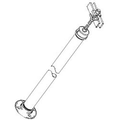 Chatsworth Products 10684 Tall Pipe Stand, Cable Runway