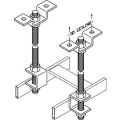 Chatsworth Products 11310 Threaded Ceiling Kit, Cable Runway