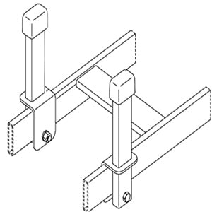 Chatsworth Products 10596 Cable Retaining Post