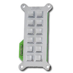 Ceeco 306-115 Plain Vertical Bright Chrome Keypad with Connector