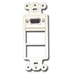 Siemon MX-D4F-15-02 4-Port MAX Mounting Frame with HD15 Female-Female Adapter
