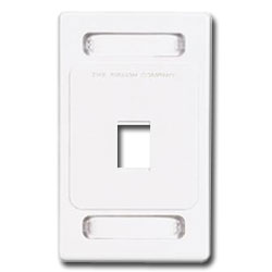 Siemon MX-FP-S-01-02 Single Gang Faceplate for 1 MAX Module
