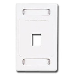 Siemon MX-FP-S-01-02 Single Gang Faceplate for 1 MAX Module