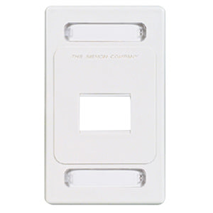Siemon MX-FP-S-02-02 Single Gang Faceplate for 2 MAX Modules