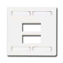 Siemon MX-FP-D-06-02 Double Gang Faceplate for 6 MAX Modules