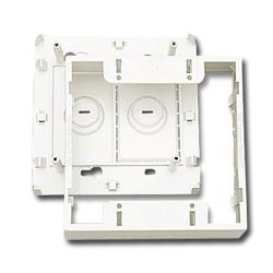 Siemon CT8-BOX-02 Surface Mounting Box for Double Gang MAX or CT Faceplate