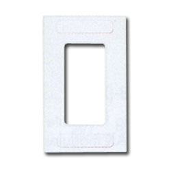 Siemon DR-S-02 Single Gang Plastic Designer Faceplate