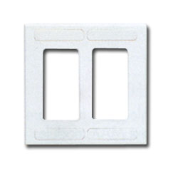 Siemon DR-D-02 Double Gang Designer Faceplate