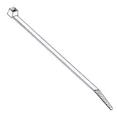 HellermannTyton T18L9M4 8" Standard Cable Ties (Pkg of 1000)