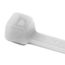 HellermannTyton T50R9M4 Natural Color Cable Tie 7.9" Length (Pkg of 1000)