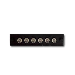ICC ICFOPT16BK 6 Simplex ST Adapter Panel
