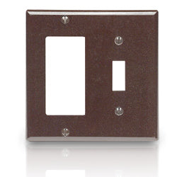 Leviton 80405 Decora Standard Size Smooth Plastic Wallplates