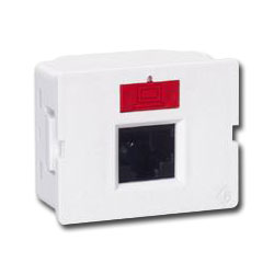 Siemon CT-F-C6-02 Flat CT 6 Single Coupler - Cat