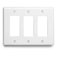 Leviton 80611 Midway Decora Wallplate - 3 Gang