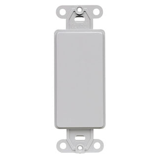 Leviton 80414 Decora Standard Size Plastic Wallplate Filler (Blank)
