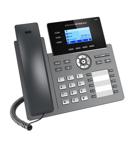 Grandstream GRP2604 3-Line Essential IP Phone with PoE, HD Audio, and 5-Way Conferencing