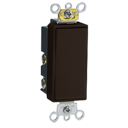 Leviton 5657-2 Decora Plus Rocker Double Throw 15 Amp Quiet Switch