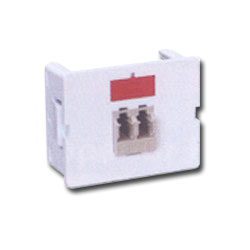 Siemon CT-LC-02 Flat Fiber Adapter CT Coupler with 1 Duplex LC (2 Fibers)