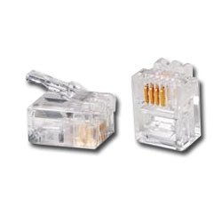 Siemon P-6-4 6-Position Modular Plug with 4 Contacts