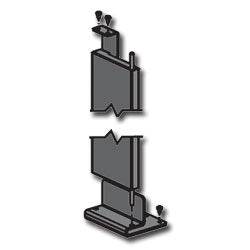 Panduit® NFD484 NetFrame Single Hinged Metal Door