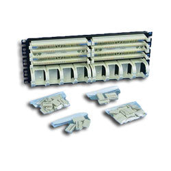 Panduit® P110B1004R4WJ Pan-Punch Category 5e 19in. Rack Mount Panel Kit