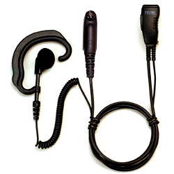 Pryme SPM-343EB Medium Duty Lapel Microphone for Motorola and Relm Radios