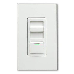 Leviton IPI10-1L IllumaTech Preset Slide Controls Single Pole with LED locator