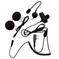 Pryme SPM-801B SPM-800 Series Medium Duty In-Helmet Mic for Kenwood/Relm Radios - 3/4