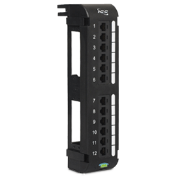 ICC ICMPP012U6 USOC Vertical 6 Position Conductor 12 Port Patch Panel