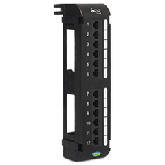 ICC ICMPP012U6 USOC Vertical 6 Position Conductor 12 Port Patch Panel