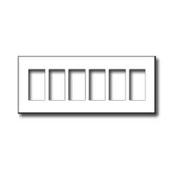 Leviton 80326-SW Screwless Snap-On Wallplate