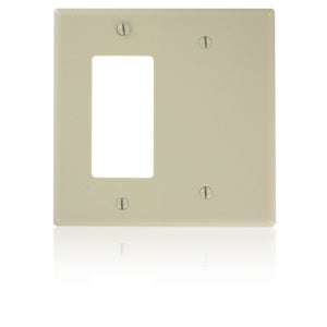 Leviton 80608 Midway Size Smooth Plastic Wallplates