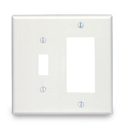 Leviton 80605 Midway Size Smooth Plastic Wallplates