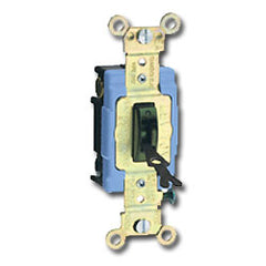 Leviton 1201-2L Toggle Locking Single-Pole AC Quiet Switch - 15 Amp