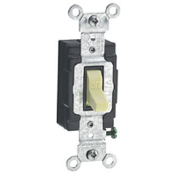 Leviton CSB1-15 Back and side Wired 120/277V AC Quiet Switch