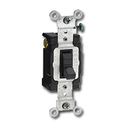 Leviton CSB3-15 Toggle 3-Way AC Quiet Switch