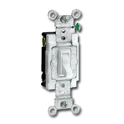 Leviton 54502-2 Double-Pole, Framed Toggle Side Wired Quiet Switch