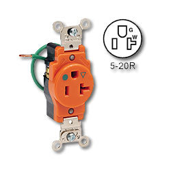 Leviton 8310-IG Insolated Ground Single Receptacle