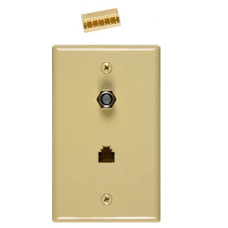 Allen Tel AT317-6F 6C6P IDC/F-Coax E-Z Jack Residential Device