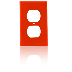 Leviton 80703-IG 1-Gang Duplex Device Receptacle Wallplate