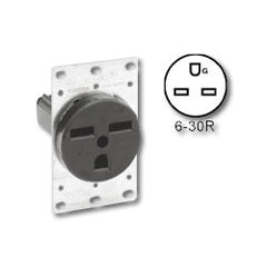 Leviton 5372-IG Isolated Ground 30Amp 250V 2-Pole 3-Wire Grounding
