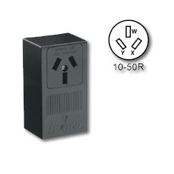 Leviton 5050 50Amp 125/250V Surface Mount Receptacle