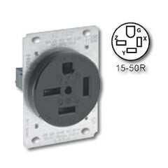 Leviton 8450 Flush Mount Receptacle 50Amp 250V