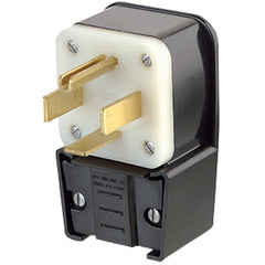 Leviton 9462-P 3-Pole 4-Wire Flush Mount Receptacle Matching Angle Plug